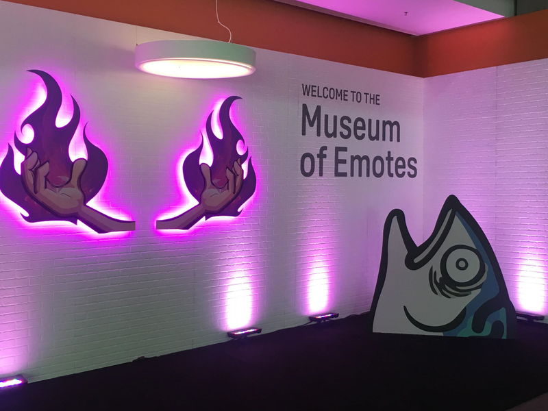 Illustration for article titled A Visit To TwitchCon's Emote Museum